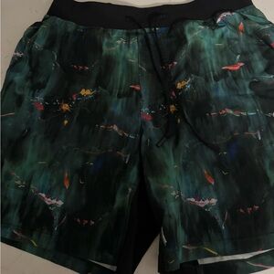 Lululemon Athletica Black and Gray Shorts